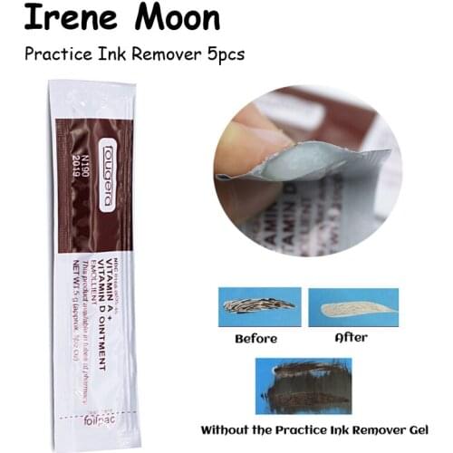 5pcs Tattoo Pigment Remover Wipe Cream for Tattoo Practice Skin Practice Ink Remover Cream Semi Permanent Makeup Tattoo Supplies