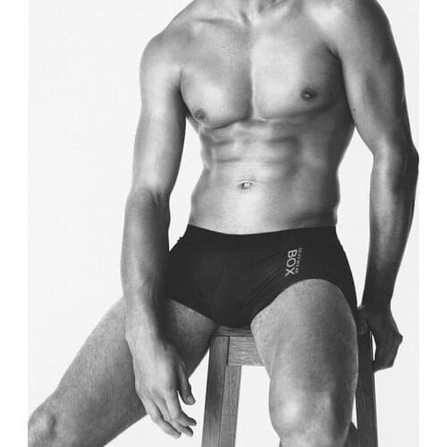 ORLVS Boxers Super Elasticity Soft FitSpandex Mens Underwear Breathable Comfortable Skincare Belt Without Trace Male Panties