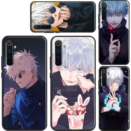 Jujutsu kaisen Gojou satoru Case For OPPO Realme 8 Pro 6 7 Q3 Pro C3 C11 C15 C21 GT OnePlus 8 Pro 9 Pro 7T 8T 9R Cover