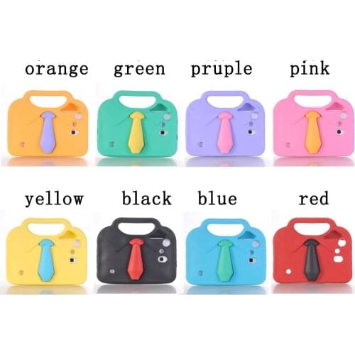 Case For Samsung Tab7 P3200 T110 T210 T230 T280 T285 EVA Shockproof Cute Cartoon Kids Tablet Cover Stand