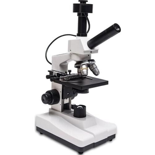 Professional Blood Cells HD Digital Binocular Sperm Biological Lab Microscope Digital Camera WF10X Electronic Eyepiece 220V
