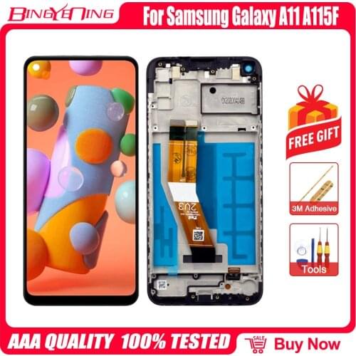 For Samsung Galaxy A11 LCD Display Touch Screen Assembly For Samsung A115F A115F / DS LCD With Frame