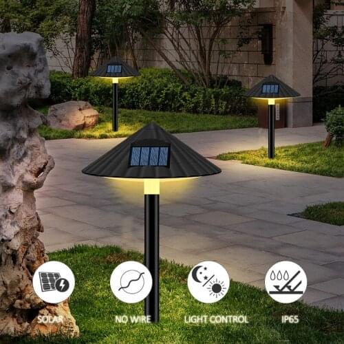 Solar Garden Light Outdoor LED Solar Powered Lamp Lanterns Waterproof Landscape Lighting For Pathway Patio Yard Lawn