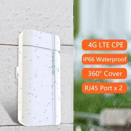 GC112 Waterproof Outdoor 4G CPE Router CAT4 LTE WiFi Router 3G/4G SIM Card for IP Camera Outside WiFi Coverage kuwifi