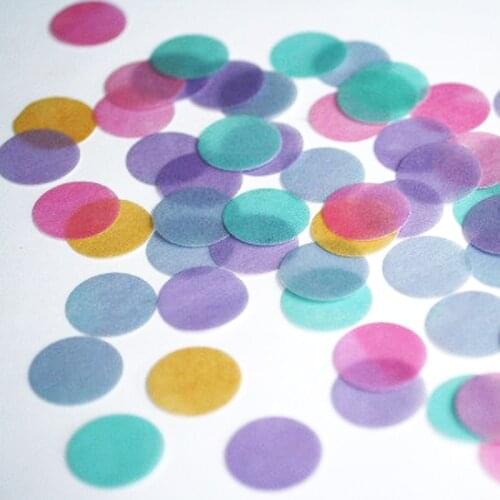 Colorful circular pattern Edible paper Pre Cut Wafer Cupcake Toppers,edible paper for cupcake decoration