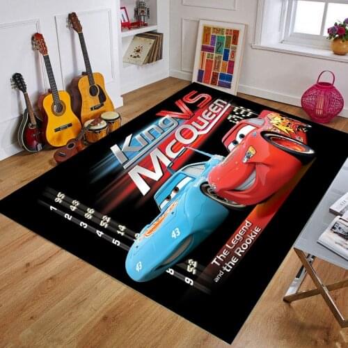 Cute McQueen Baby Play Mats 80x160CM Kids Floor Climbing Mat Children Playmat Nursery Decor Rugs for Bedroom Living Room