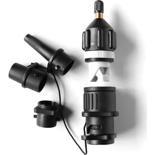 Air Pump Nozzle Valve Adapter Inflatable Stand Up Paddle Schrader Valve Adapter Inflator Converter for Boat Kayak Accessories