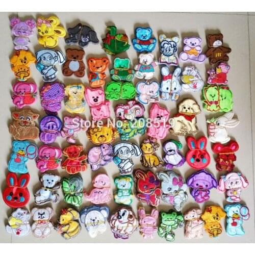 PENNAN Assorted Animal Shape Kids Clothes Patches Randomly 25Pcs Mixed DIY Accessories