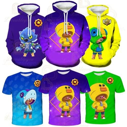 New 2020 Cartoon Boy Girl Leon Cosplay T Shirt Hot Game Star Max Tshirt Kid 3D Print Tops Tees Child Hoodie Clothes