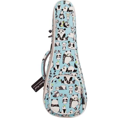 Original padded padded panda canvas violin bag for 1 / 4 1 / 2 Viola childrens violin Backpack