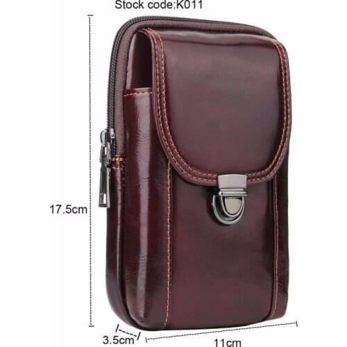 Waist Band Belt Genuine Cow Leather Mobile Phone Case For Moto M/Z3 Play/E5 Plus/E5/E5 Play/G6 Play/G6/G6 Plus/Z2 Force/X4/G5S