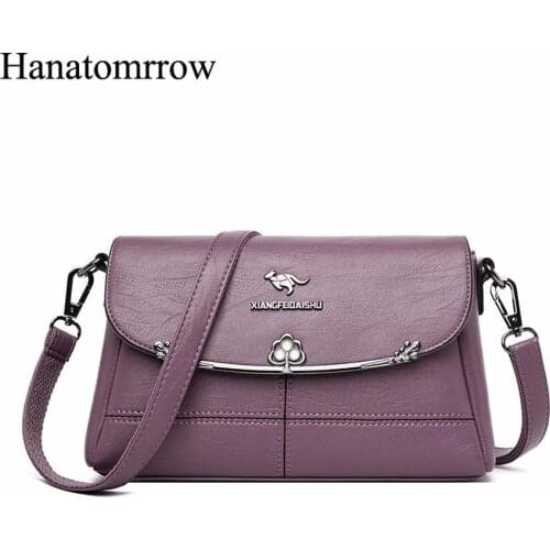 Famous Brand Women Handbags Pu Leather Soft Ladies Shoulder Bags Vintage Female Crossbody Bags for Female Tote Bag