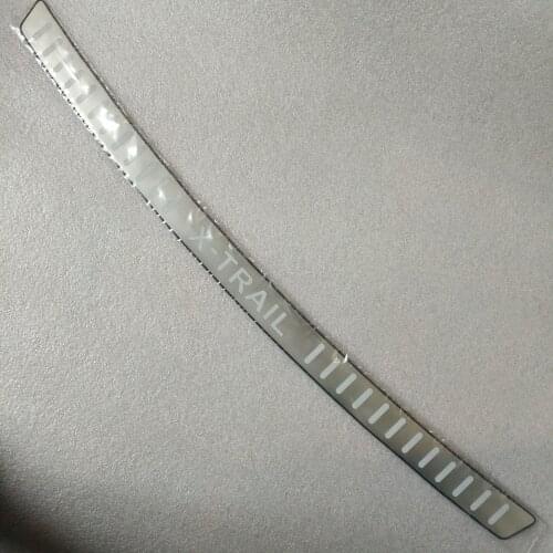 For Nissan X-Trail X Trail T32 2014 - 2020 Ultrathin Stainless Rear Bumper Protector Sill Exterior Guard Pedal Accessory
