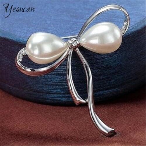 Yesucan Brooches Bow On Clothes
