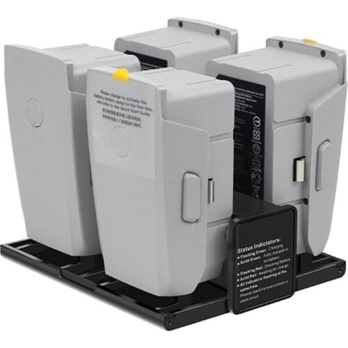 Digital Display Battery Charging Hub for DJI MAVIC AIR 2 Drone Battery Foldable Charging Station Charger for DJI MAVIC AIR 2