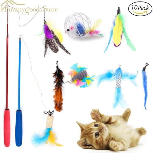 27 Pcs Pet Cat House Toy Cat Channel Teaser Cat Stick Plush Mouse Group Plush Toys Toys For Cats Pet Playing Toy Cat Supplies