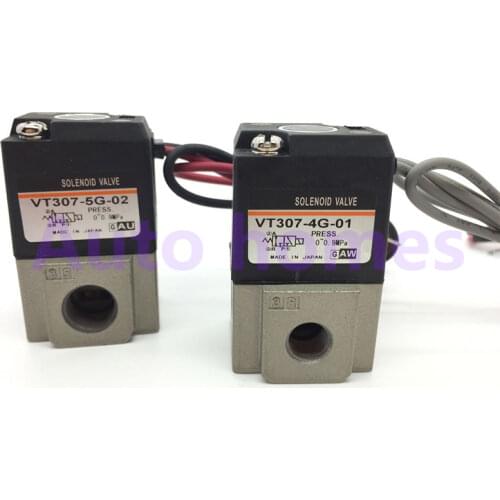 1/8 1/4 thread 3 way pneumatic High frequency solenoid valve 12V 24V DC 110V 220V AC VT307 wire lead type vacuum valve