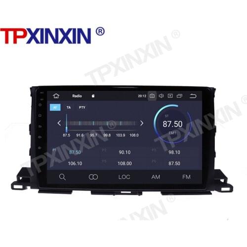 4G SIM 360 Camera Android10 6+128G For Toyota Highlander 2013-18 Car GPS Navigation Auto Radio Stereo Multimedia Player Headunit