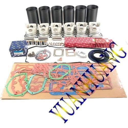 6D95L-1 SA6D95L-1 Engine Rebuild Kit Overhual Repair Gasket For Komatsu Excavator Tractor Diesel Engine
