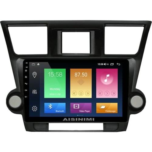 AISINIMI Android 10 Car Dvd Player navigation For TOYOTA HIGH LANDER 2011-2015 Car Audio Gps Multimedia Stereo Monitor