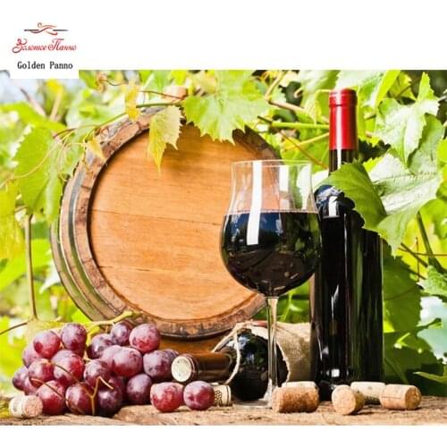 Diamond Painting Full Square 5D Diy Daimond Embroidery Diamant Mosaic Sale Displasy Broderie Diamant "Fruit and wine" 12