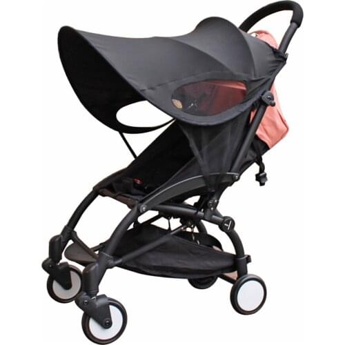 Baby Seat Stroller Sunshade Canopy Black Breathable Multifunctional Waterproof Infant Prams UV Protection Cover Pram Accessories