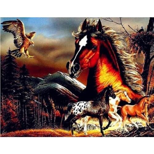 Horses Fast Diamond Painting Kit - DIY