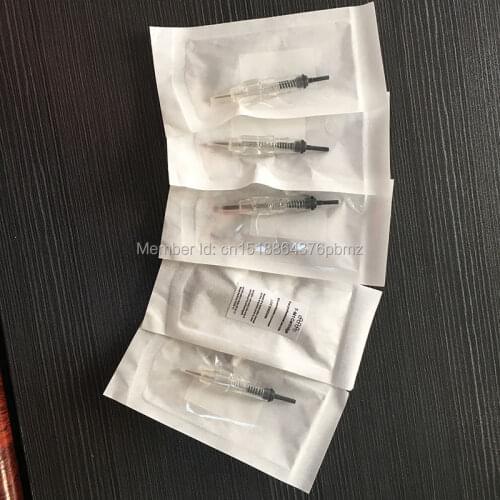 Single sterilized pack 50pcs/lot 1RL/3RL each 25pcs micro needles for digital permanent makeup tattoo gun machine needles