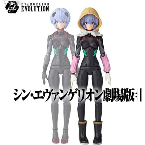 In Stock Eva Ayanami Rei Original Kaiyodo Neon Genesis Evangelion Action Anime Figure Pvc Model Collectible Toys Brinquedos