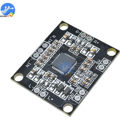 PAM8610 2x15W Power Amplifier Board Digital Two-Channel Dual Channel Stereo Class Power Amplifier Board Miniature Module 7V-15V