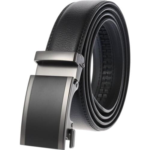 CETIRI 3.0 cm Business Genuine Leather Male Belts for Men Automatic Buckle Belts for Jeans Designer Mens Belt Top Quality