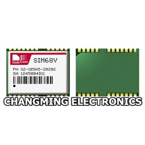 SIM68V SIMCOM Single L1 frequency GNSS module in SMT type with high sensitivity of MTK navigation engine 5PCS
