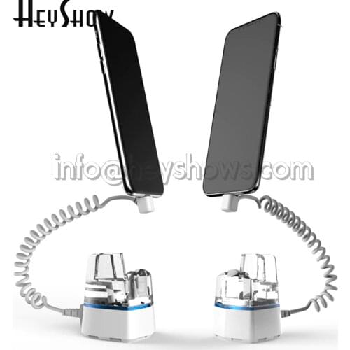 10x Mobile Phone Security Stand Charging For Iphone Burglar Alarm System Cellphone Anti Theft Display Holder In Apple Store