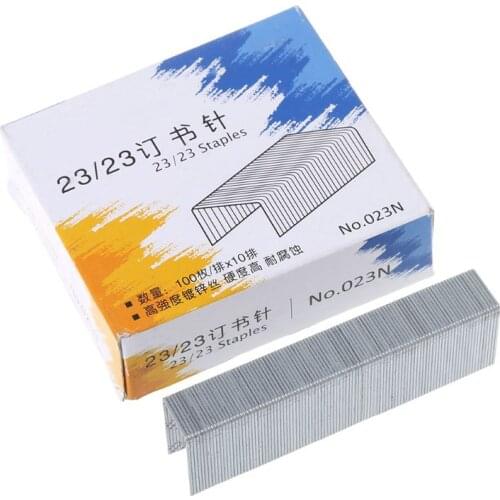 1000Pcs/Box Heavy Duty 23/10 Metal Staples for stapler Office School Supplies Stationery P82A