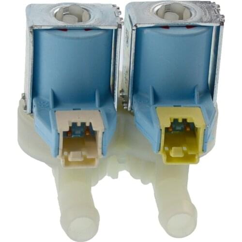 2901250300 - Washing Machine Water Double Inlet Blue Valve 180° For Arçelik, Beko, Grundig, Electrolux