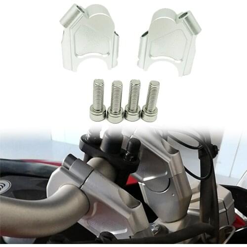 For BMW F800GS Adventure 2014-2018 F800GT F800 F 800 GS/GT ADV Handlebar Hand Bar Heighten Riser Clamp Mount Adapter Extend