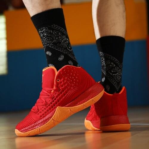 Boys Basketball Shoes Mesh Breathable Boys Basketball Shoes High Quality Kids Basketball Sneakers Youth Training Sports Shoes