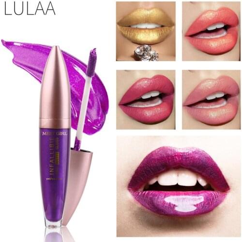 BellyLady 12 Color Lip Gloss Glaze Bright Flash Pearlescent Bright Moisturizing Lipstick Pigment Liquid Glitter