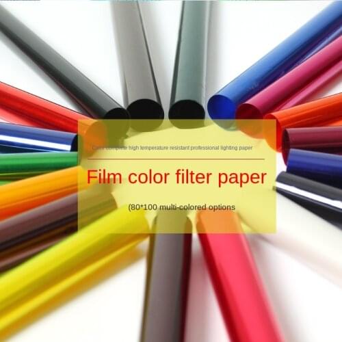 Film Tv 80x100CM Color Paper Stage Photography Soft Light Temperature Filter Paper Photo Props Shadow Dance Shooting Background
