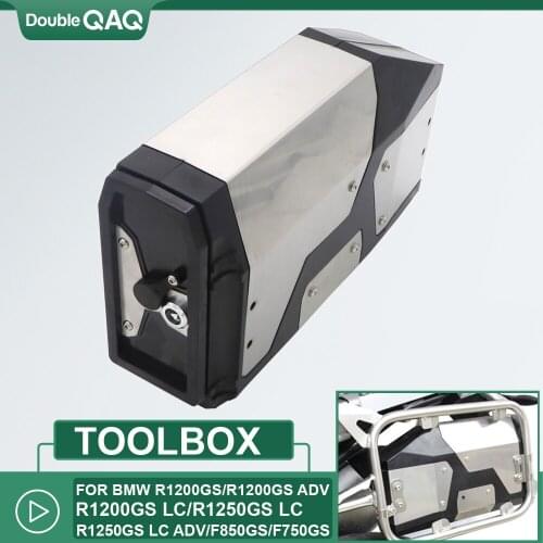 For BMW R1200GS LC ADV Adventure 04-17 R1200GS R1200GS Decorative Box Aluminum Toolbox Suitable for BMW side bracket 4.2 liters