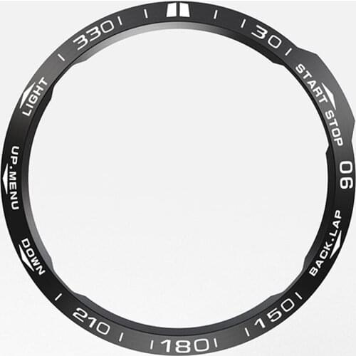 For Garmin Fenix 6x Watch Bezel Protector Edge Scale Ring Metal Frame Watch Parts