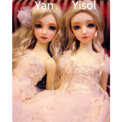 HeHeBJD 1/4 doll girl Yan Yisol smiling free eyes toy hot sale fashion dolls High Quality