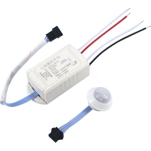 Kebidumei AP Newest 220V IR Infrared Module Body Sensor Intelligent Light Motion Sensing Switch