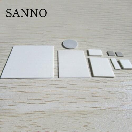 Beryllium oxide ceramic plate 2.x2.5x0.4mm - 20x25x1mm customize high thermal conductivity Beo metal beryllia substrate sheet