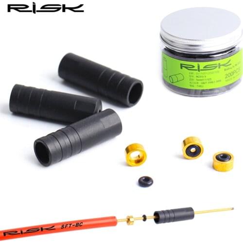 Risk 100pcs Bike Basic Cable end Caps 4mm shift 5mm Brake Cable Cover 20pcs Dustproof Bicycle Brake Derailleur Shifter Cable Cap