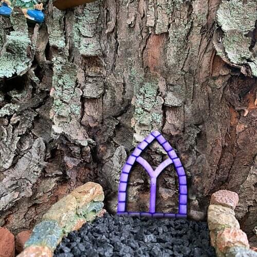 Diy Miniature Gnome Home Window And Door For Trees Yard Garden Patio Decor Yard Garden Sculpture Decor Tuin Decoratie
