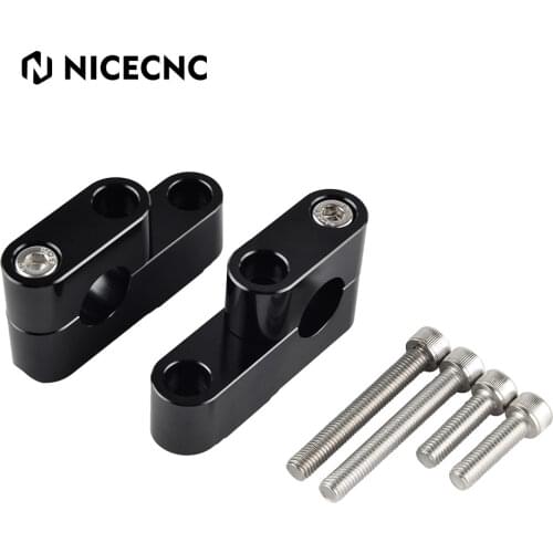 1"up 1.25" Back Handlebar Riser Spacer Kits For Yamaha ATV Raptor 200 350 660R 700 YFM350 YFM660 YFM700 Suzuki LTZ400