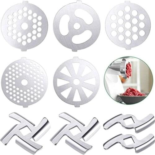Stainless Steel Meat Grinder Sausage Maker Food Slicer Chopper Stand Attachment Parts for Kitchen