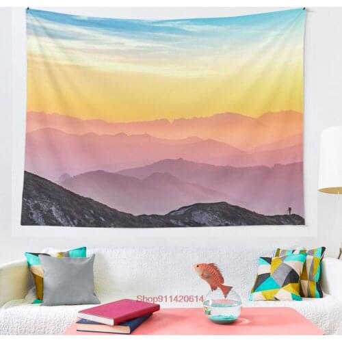 Pastel skies tapestry witchcraft tapestry Bohemian decoration home decoration Hippie