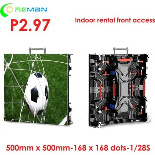 New design front access full color led display p1.9 p1.8 p2.9 , 500x1000 500 x 500 led block led video panel with fast lock